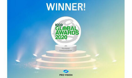 Счет открыт: проект Pro-Vision взял премию ICCO Global Awards 2020